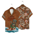 Baltimore Orioles Tiki Surfer Hawaiian - Adult & Kids T-Shirts, Sweatshirts & Hoodies apparel design preview 1