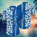 Kansas City Royals Floral Waves Hawaiian - Adult & Kids T-Shirts, Sweatshirts & Hoodies apparel design preview 1