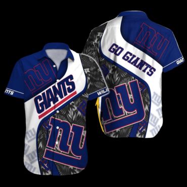 Personalized New York Giants Samurai Spirit Hawaiian - Adult & Kids T-Shirts, Sweatshirts & Hoodies apparel design preview 1