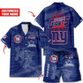 New York Giants Personalized Game Day Hawaiian - Adult & Kids T-Shirts, Sweatshirts & Hoodies apparel design preview 1