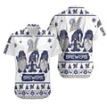 Milwaukee Brewers Festive Gnome Holiday Hawaiian - Adult & Kids T-Shirts, Sweatshirts & Hoodies apparel design preview 1