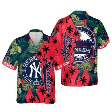 New York Yankees Tropical Allure Hawaiian - Adult & Kids T-Shirts, Sweatshirts & Hoodies apparel design preview 1