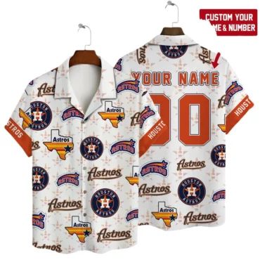Personalized Houston Astros Lone Star Pride Hawaiian - Adult & Kids T-Shirts, Sweatshirts & Hoodies apparel design preview 1