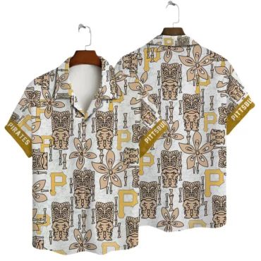 Pittsburgh Pirates Tiki Totem Hawaiian - Adult & Kids T-Shirts, Sweatshirts & Hoodies apparel design preview 1