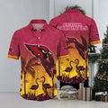 Arizona Cardinals Flamingo Paradise Hawaiian - Adult & Kids T-Shirts, Sweatshirts & Hoodies apparel design preview 1