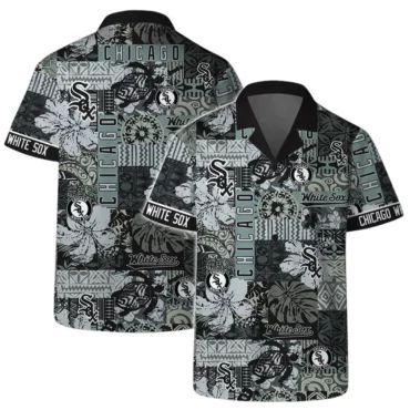 Chicago White Sox Logo Vintage Pattern Hawaiian - Adult & Kids T-Shirts, Sweatshirts & Hoodies apparel design preview 1