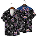 New York Mets Tropical Breeze Hawaiian - Adult & Kids T-Shirts, Sweatshirts & Hoodies apparel design preview 1