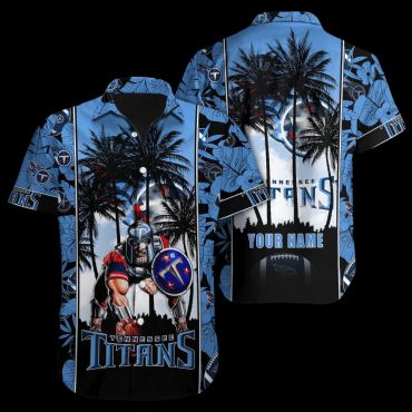 Personalized Tennessee Titans Warrior Nights Hawaiian - Adult & Kids T-Shirts, Sweatshirts & Hoodies apparel design preview 1