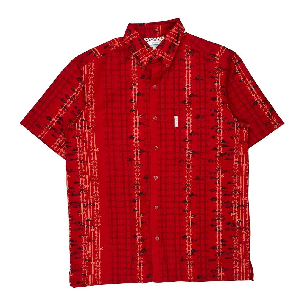 Fishing Columbia Hawaiian Small Red Cotton - Adult & Kids T-Shirts, Sweatshirts & Hoodies apparel design preview 1