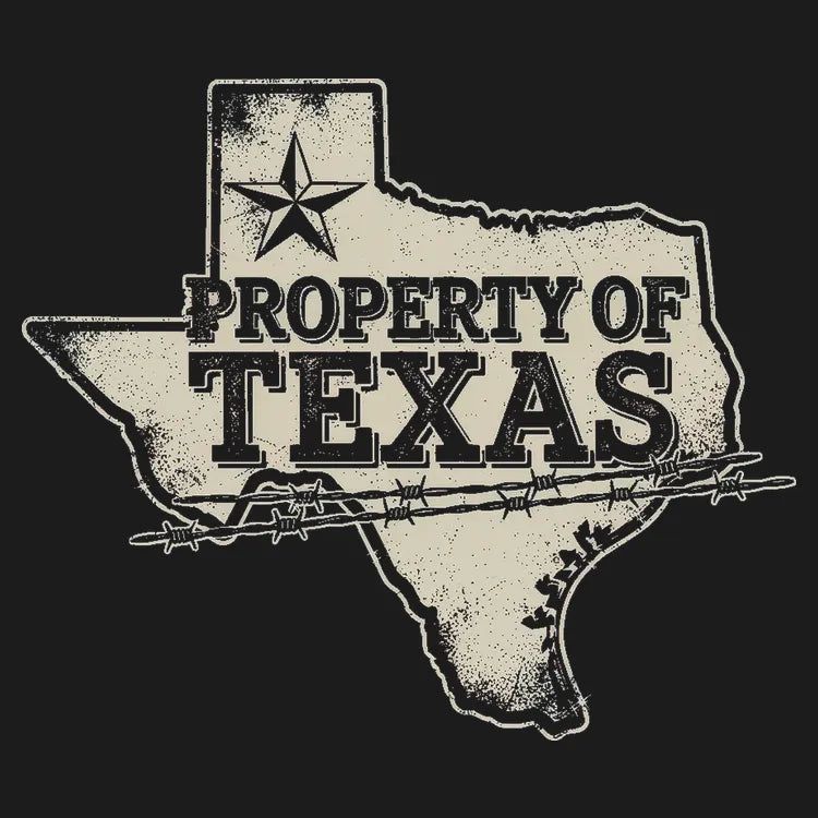 Property of Texas - Adult & Kids T-Shirts, Sweatshirts & Hoodies apparel design preview 1