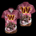 Personalized Washington Commanders Palm Rush Hawaiian - Adult & Kids T-Shirts, Sweatshirts & Hoodies apparel design preview 1