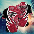 Atlanta Falcons Star-Spangled Hawaiian - Adult & Kids T-Shirts, Sweatshirts & Hoodies apparel design preview 1