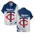 Minnesota Twins Ocean Breeze Hawaiian - Adult & Kids T-Shirts, Sweatshirts & Hoodies apparel design preview 1