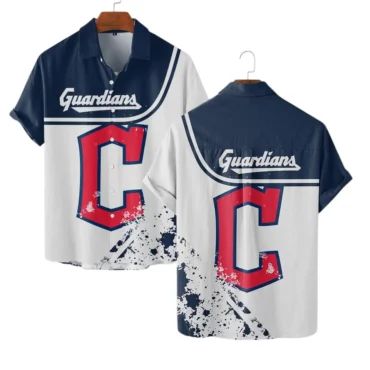Cleveland Guardians Classic Splash Hawaiian - Adult & Kids T-Shirts, Sweatshirts & Hoodies apparel design preview 1
