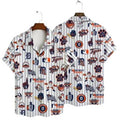 Detroit Tigers Game Day Icons Hawaiian - Adult & Kids T-Shirts, Sweatshirts & Hoodies apparel design preview 1