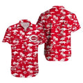 Cincinnati Reds Scenic Paradise Hawaiian - Adult & Kids T-Shirts, Sweatshirts & Hoodies apparel design preview 1