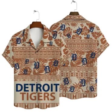 Detroit Tigers Tribal Pattern Hawaiian - Adult & Kids T-Shirts, Sweatshirts & Hoodies apparel design preview 1