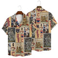 Cleveland Guardians Vintage Collage Hawaiian - Adult & Kids T-Shirts, Sweatshirts & Hoodies apparel design preview 1