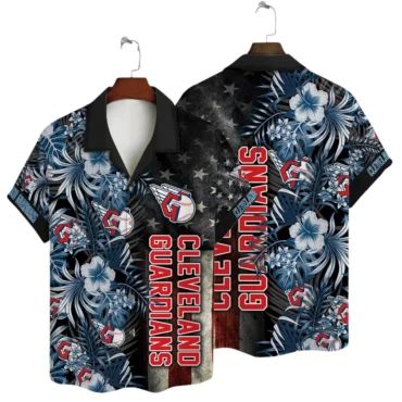 Cleveland Guardians Stars Stripes Hawaiian - Adult & Kids T-Shirts, Sweatshirts & Hoodies apparel design preview 1