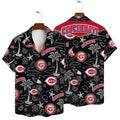 Cincinnati Reds Island Icons Hawaiian - Adult & Kids T-Shirts, Sweatshirts & Hoodies apparel design preview 1