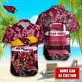 Personalized Arizona Cardinals Rise Red Sea Hawaiian - Adult & Kids T-Shirts, Sweatshirts & Hoodies apparel design preview 1