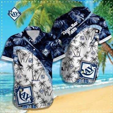 Tampa Bay Rays Island Escape Hawaiian - Adult & Kids T-Shirts, Sweatshirts & Hoodies apparel design preview 1
