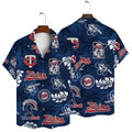 Minnesota Twins Tropic Dream Hawaiian - Adult & Kids T-Shirts, Sweatshirts & Hoodies apparel design preview 1
