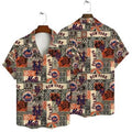 New York Mets Seaside Escape Hawaiian - Adult & Kids T-Shirts, Sweatshirts & Hoodies apparel design preview 1