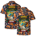 Houston Astros Floral Crest Hawaiian - Adult & Kids T-Shirts, Sweatshirts & Hoodies apparel design preview 1