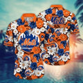 New York Mets Paper Flower Hawaiian - Adult & Kids T-Shirts, Sweatshirts & Hoodies apparel design preview 1