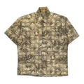 Half Moonbay Floral Hawaiian Large Beige Cotton - Adult & Kids T-Shirts, Sweatshirts & Hoodies apparel design preview 1