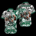 Personalized New York Jets Storm Camo Hawaiian - Adult & Kids T-Shirts, Sweatshirts & Hoodies apparel design preview 1