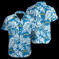 Los Angeles Chargers Tropical Leaf Hawaiian - Adult & Kids T-Shirts, Sweatshirts & Hoodies apparel design preview 1