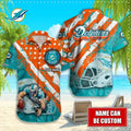 Miami Dolphins Hawaiian Custom AllStar Design 709098 - Adult & Kids T-Shirts, Sweatshirts & Hoodies apparel design preview 1
