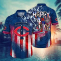 Minnesota Twins Happy 4Th of July Hawaiian - Adult & Kids T-Shirts, Sweatshirts & Hoodies apparel design preview 1
