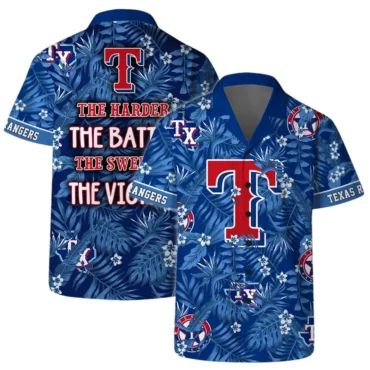 Texas Rangers Victory Battle Hawaiian - Adult & Kids T-Shirts, Sweatshirts & Hoodies apparel design preview 1