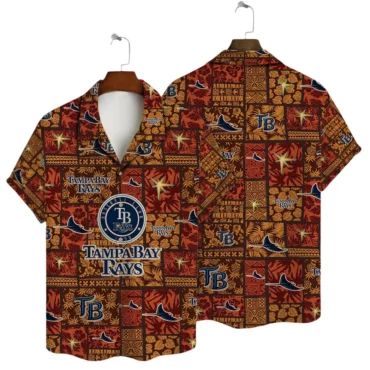 Tampa Bay Rays Island Sunset Hawaiian - Adult & Kids T-Shirts, Sweatshirts & Hoodies apparel design preview 1