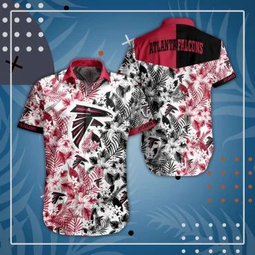 Atlanta Falcons Tropical Elegance Hawaiian - Adult & Kids T-Shirts, Sweatshirts & Hoodies apparel design preview 1