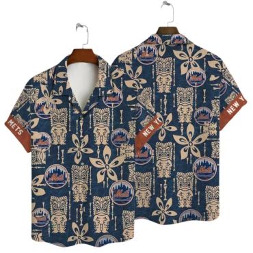 New York Mets Summer Swing Hawaiian - Adult & Kids T-Shirts, Sweatshirts & Hoodies apparel design preview 1