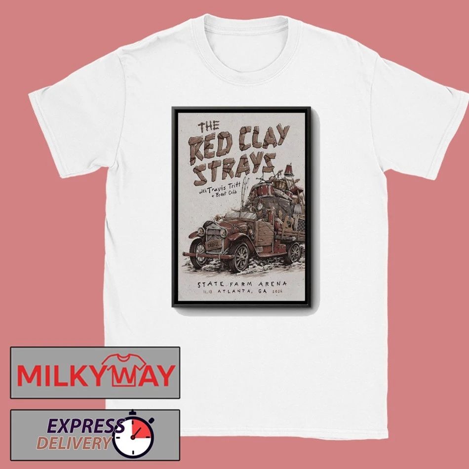 The Red Clay Strays November 13 2026 In Atlanta GA - Adult & Kids T-Shirts, Sweatshirts & Hoodies apparel design preview 1