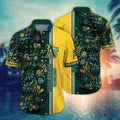 Oakland Athletics Golden Split Hawaiian - Adult & Kids T-Shirts, Sweatshirts & Hoodies apparel design preview 1