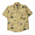 Puritan Graphic Hawaiian Large Beige Cotton - Adult & Kids T-Shirts, Sweatshirts & Hoodies apparel design preview 1