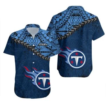Tennessee Titans Tribal Pride Hawaiian - Adult & Kids T-Shirts, Sweatshirts & Hoodies apparel design preview 1