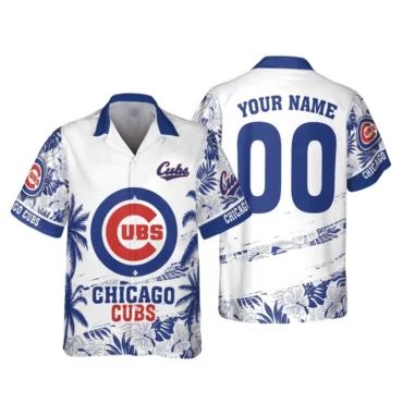 Chicago Cubs Personalized Tropical Vibe Hawaiian - Adult & Kids T-Shirts, Sweatshirts & Hoodies apparel design preview 1