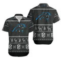 Carolina Panthers Ugly Christmas Sweater Hawaiian - Adult & Kids T-Shirts, Sweatshirts & Hoodies apparel design preview 1