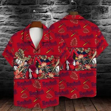 St. Louis Cardinals Tropical Game Hawaiian - Adult & Kids T-Shirts, Sweatshirts & Hoodies apparel design preview 1