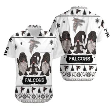 Atlanta Falcons Winter Gnome Hawaiian - Adult & Kids T-Shirts, Sweatshirts & Hoodies apparel design preview 1