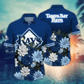Tampa Bay Rays Blooming Elegance Hawaiian - Adult & Kids T-Shirts, Sweatshirts & Hoodies apparel design preview 1