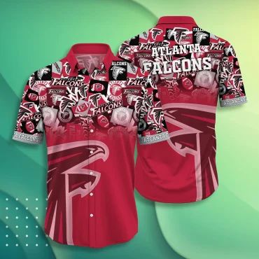 Atlanta Falcons Iconic Collage Hawaiian - Adult & Kids T-Shirts, Sweatshirts & Hoodies apparel design preview 1