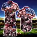 Arizona Cardinals Patriotic Bloom Hawaiian 142174 - Adult & Kids T-Shirts, Sweatshirts & Hoodies apparel design preview 1